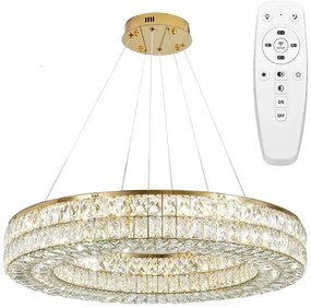 Toolight Toolight, LED stropné svietidlo 60cm APP1568-CP, zlatá, OSW-06979
