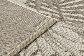 Koberec šnúrkový SIZAL FLOORLUX 20504 LÍSTIE šampanské / tmavosivý DŽUNGĽA