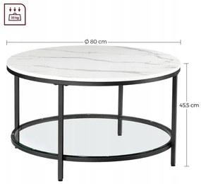 TRENDIE Kávový stolík Marble