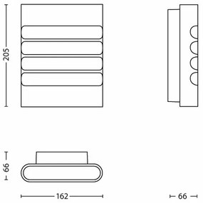 Philips 17273/93/16 - LED vonkajšie osvetlenie MYGARDEN RACCOON 1xLED/3W/230V