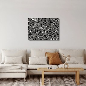 Sklenený obraz - Metalická abystrakcia (70x50 cm)