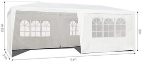 Záhradný stan 6 stenový 3x6 m - biely
