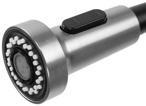 REA-B0417 - Drezová batéria s vysúvateľnou sprškou COLIN, 42,5 cm, nikel