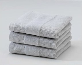 Súprava uterákov CARRARA 30x30 cm svetlo sivá 100% bavlna, 3 ks