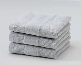 Súprava uterákov CARRARA 30x30 cm svetlo sivá 100% bavlna, 3 ks