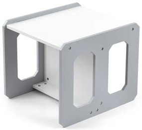 Detský stôl Stella 3v1 sivý so stoličkou