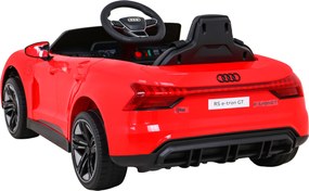 Ramiz Audi RS E-Tron GT Battery Červená + diaľkové ovládanie + pohon 4x4 + rádio MP3 + LED + EVA