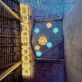 DECOLED Obojstranný LED neón, teplá biela, IP44, 50 m