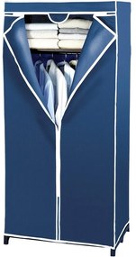 Modrá látková úložná skriňa Wenko, 160 x 50 x 75 cm