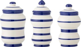 Keramické dózy v súprave 3 ks na potraviny Maynard – Bloomingville