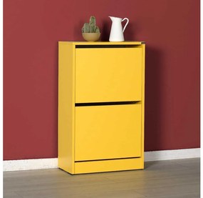 Adore Furniture Skrinka na topánky 84x51 cm žltá AD0121