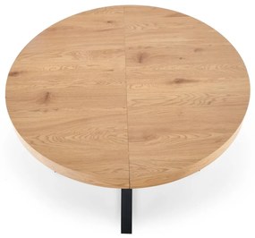 Jídelní rozkládací stůl Mercy 120/160 cm dub craft zlatý