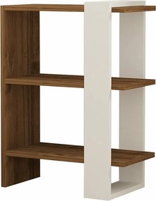 Knižnica Gaye Walnut White
