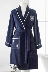 Soft Cotton Dámsky krátky župan MARINE LADY