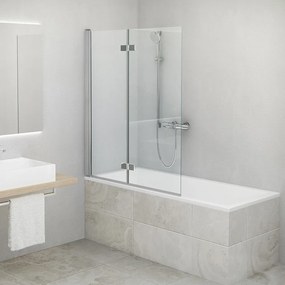 Roth Dvojdielna vaňová zástena CI 2PL_CI 2PR ROTH-Variant: šírka: 100 cm, orientácia: Pravá - (CI 2PR 1000 - CI 2PR 100150 VPE), ROTH-Profily: profil…