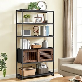 Autronic BONTEC Regál, mdf, čierna, AUR-E1121 BK Farba: Čierna