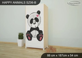 Detská skriňa ZVIERACIE KAMARÁTI - TYP 6B