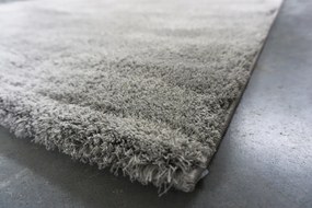 Koberec Microsofty 8301 Light Grey – sivý shaggy obdĺžnik Rozmer: 200x290 cm