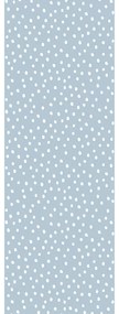 DEKORNIK Simple Irregular Dots Light Blue - Tapeta