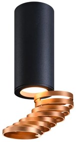 Candellux TUBE Luster LAMP 1X15W GU10 6/20 GOLDEN+BLACK 2277110