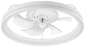 LED Stropné svietidlo s ventilátorom FARGO LED/37W/230V biela + DO