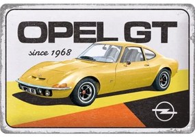 Plechová ceduľa Opel GT - since 1968, ( x  cm)
