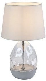 Rabalux 74227 dekoratívna stolná lampa Apolonia, biela, E27, 1x max. 40W, IP20