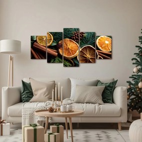 5-dielny obraz čaro vianočných vôní