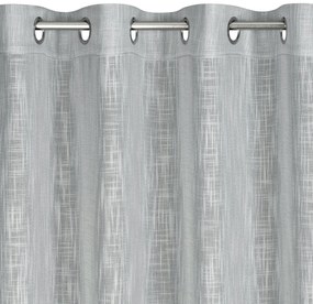 ZÁVES NA KRÚŽKOCH LIREN 140X250 CM STRIEBORNÁ