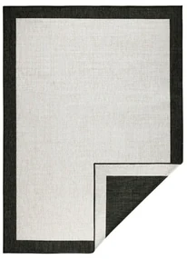 Čierno-krémový vonkajší koberec NORTHRUGS Panama, 160 x 230 cm