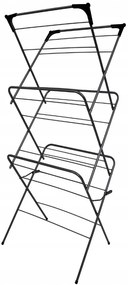 Erga Model 151 Black, sušiak bielizne 59,5x52,2x130,5 cm, čierna, ERG-SEP-10SUSST151BLA