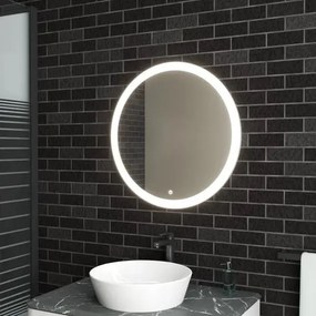 Rea Zrkadlo ⌀60 cm s regulovateľným LED osvetlením HOM-02837