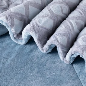 Prešívaná mikroplyšová súprava VELORA 2 ks