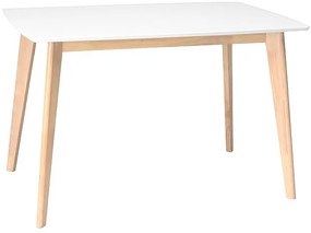 AKCIA Biely jedálenský stôl COMBO 120X75 II. akosť