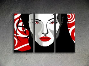 Ručne maľovaný POP Art obraz Nice WOMAN