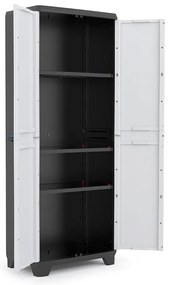 Plastová skriňa LINEAR, 3 police, 173x68x39 cm