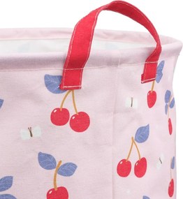 Úložný kôš na hračky čerešne o 40 cm