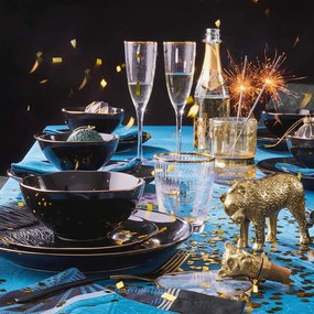 GOLDEN TWENTIES Pohár so zlatým okrajom 300 ml