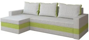 Rohová rozkladacia sedacia súprava EGON