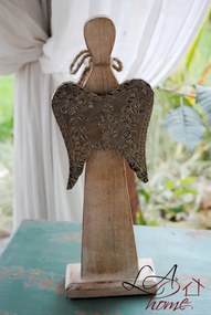 Drevený anjel - 11*5*31 cm