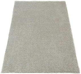 Koberec Shaggy Silky 72 strieborný / sivý