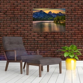 Sklenený obraz - Národný park Grand Teton (70x50 cm)