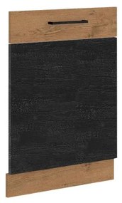 Front umývačky riadu Woodline ZM 713 x 596, Farby: dub lancelot + dark wood