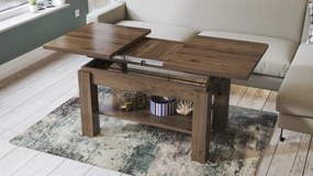 ASTORIA orech elegant, rozkládací konferenční stolek
