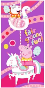 Bavlnená plážová osuška Prasiatko Peppa na púti