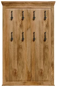 Vešiak Guru s 8 háčikmi 90x140x2,5 z mangového dreva Mango natural