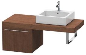 Duravit Fogo - skrinka pod dosku pre umývadlo, 550x500 mm, odtieň: Orech americký, D 9542.13