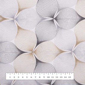 Biante Dekoračný behúň na stôl PML-031 Designové geometrické obrazce na bielom 20x140 cm