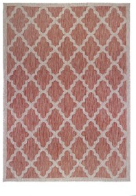 Flair Rugs koberce Kusový koberec Florence Alfresco Padua Red / Beige – na von aj na doma - 160x230 cm