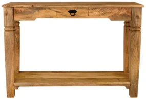 furniture-nabytek.cz - Konzolový stolík drevo 110x76x35 z masívu mango